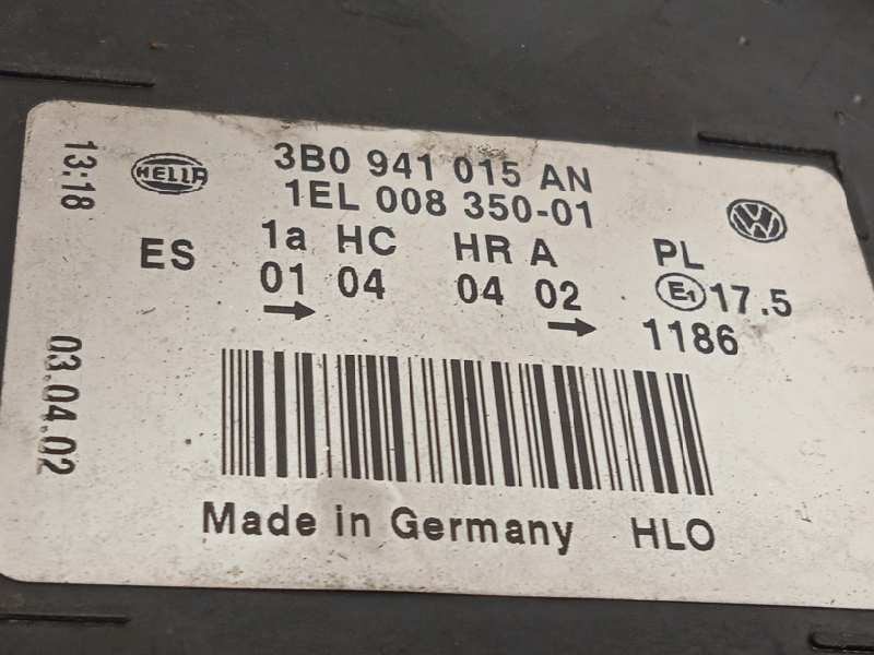 Recambio de faro izquierdo para volkswagen passat berlina (3b3) comfortline referencia OEM IAM 3B0941015AN  1EL00835001