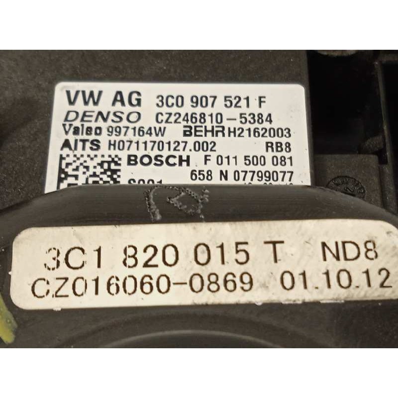Recambio de motor calefaccion para volkswagen passat lim. (362) advance bluemotion referencia OEM IAM 3C1820015T  3C090521F