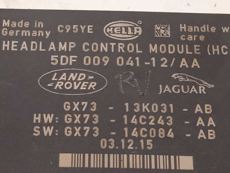 Recambio de centralita luces para land rover evoque 2.0 td4 cat referencia OEM IAM GX7313K031AB LR079613 5DF00904112