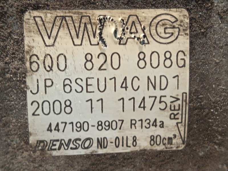 Recambio de compresor aire acondicionado para skoda fabia (5j2 ) 1.2 12v referencia OEM IAM 6Q0820808G  4471908907