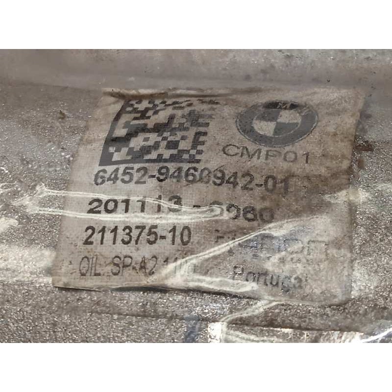 Recambio de compresor aire acondicionado para bmw serie 2 active tourer (f45) 225xe referencia OEM IAM 9460942  64529460942