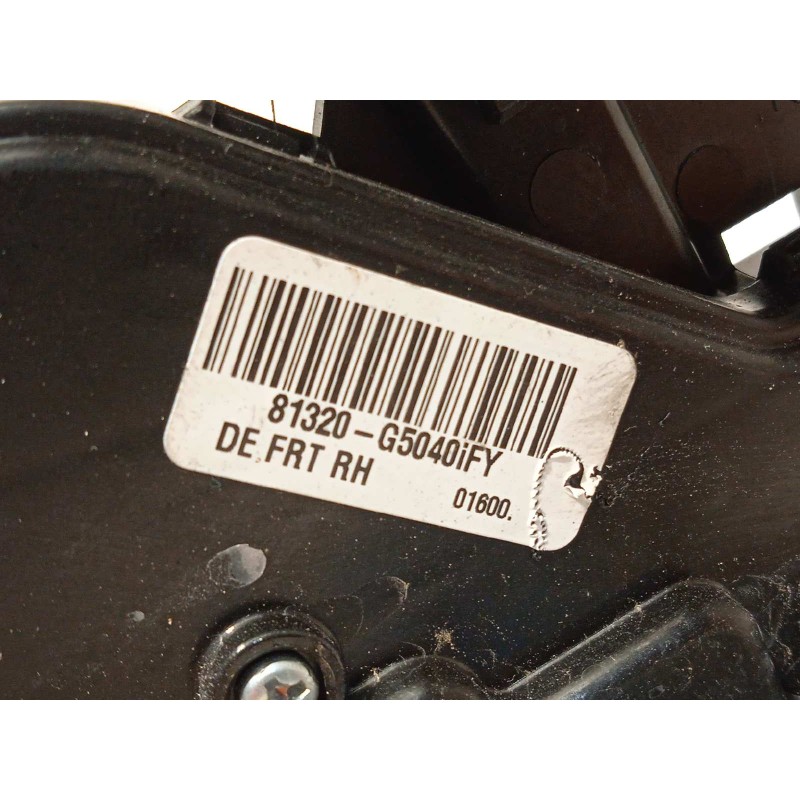 Recambio de cerradura puerta delantera derecha para kia niro drive referencia OEM IAM 81320G5040  