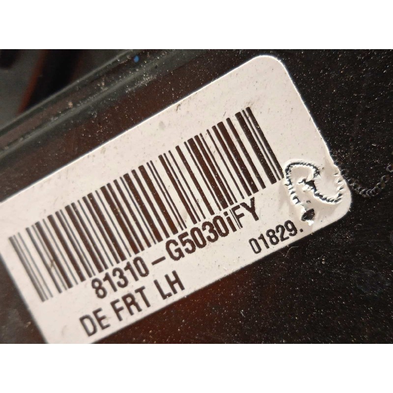 Recambio de cerradura puerta delantera izquierda para kia niro drive referencia OEM IAM 81310G5030  