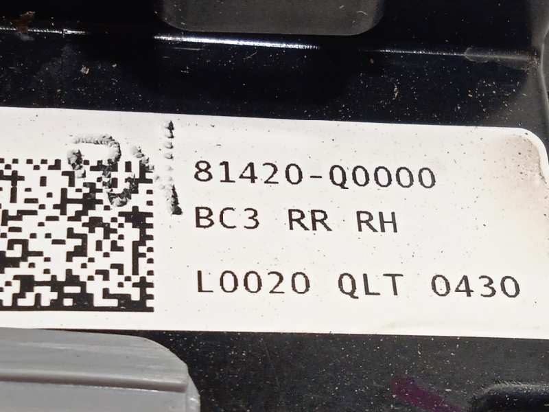 Recambio de cerradura puerta trasera derecha para hyundai i20´20 ( bc3/bi3desde 08/20 ) referencia OEM IAM 81420Q0000  