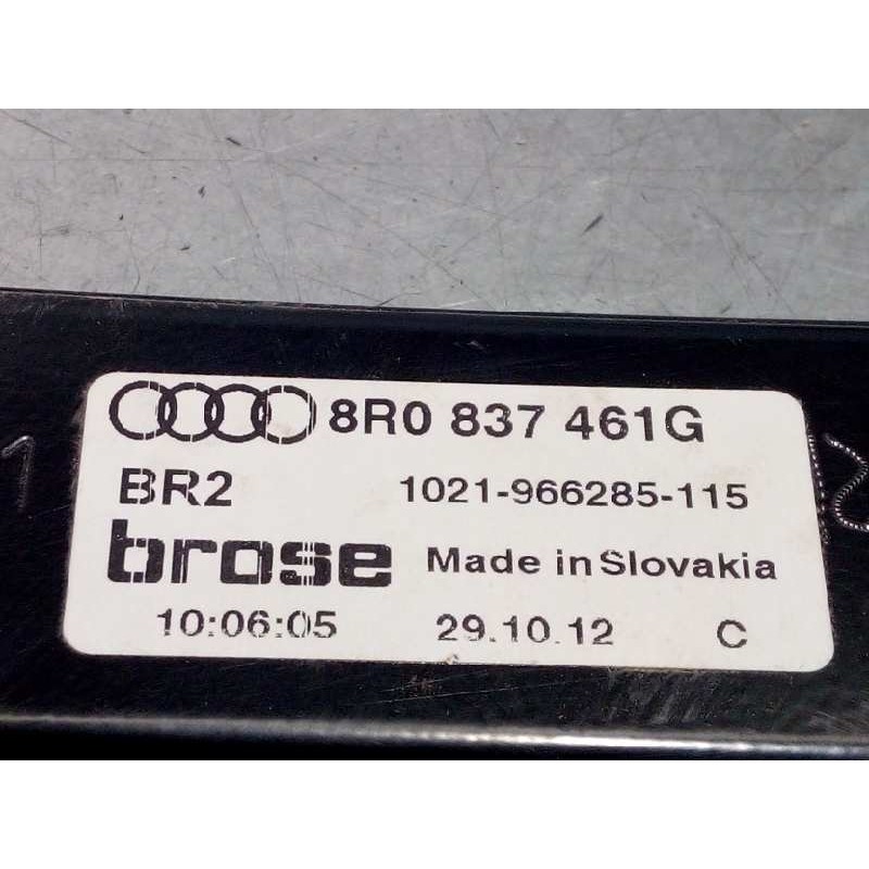 Recambio de elevalunas delantero izquierdo para audi q5 (8r) 2.0 16v tdi referencia OEM IAM 8R0837461G  8K0959801B