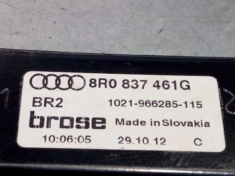 Recambio de elevalunas delantero izquierdo para audi q5 (8r) 2.0 16v tdi referencia OEM IAM 8R0837461G  8K0959801B