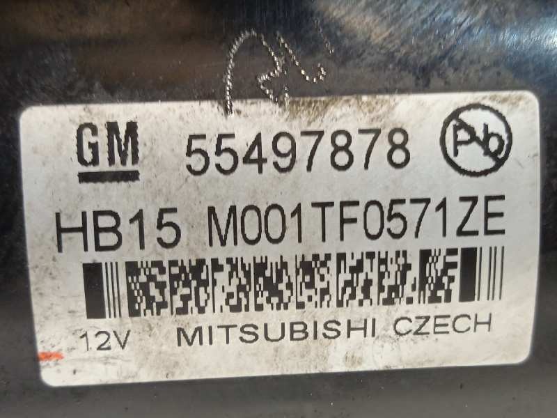 Recambio de motor arranque para opel meriva b 1.6 cdti dpf referencia OEM IAM 55497878  M001TF0571ZE