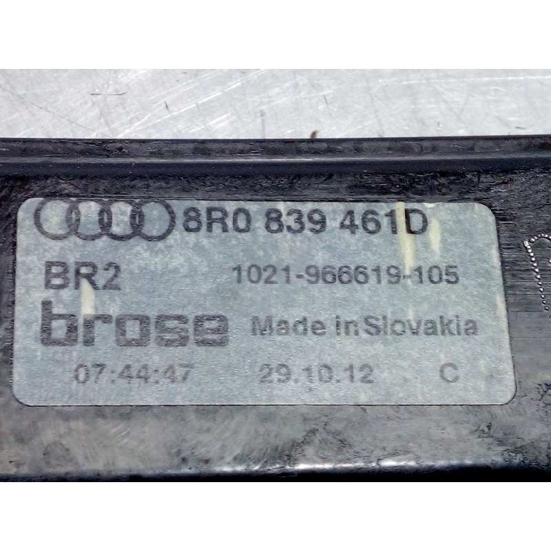 Recambio de elevalunas trasero izquierdo para audi q5 (8r) 2.0 16v tdi referencia OEM IAM 8R0839461D  