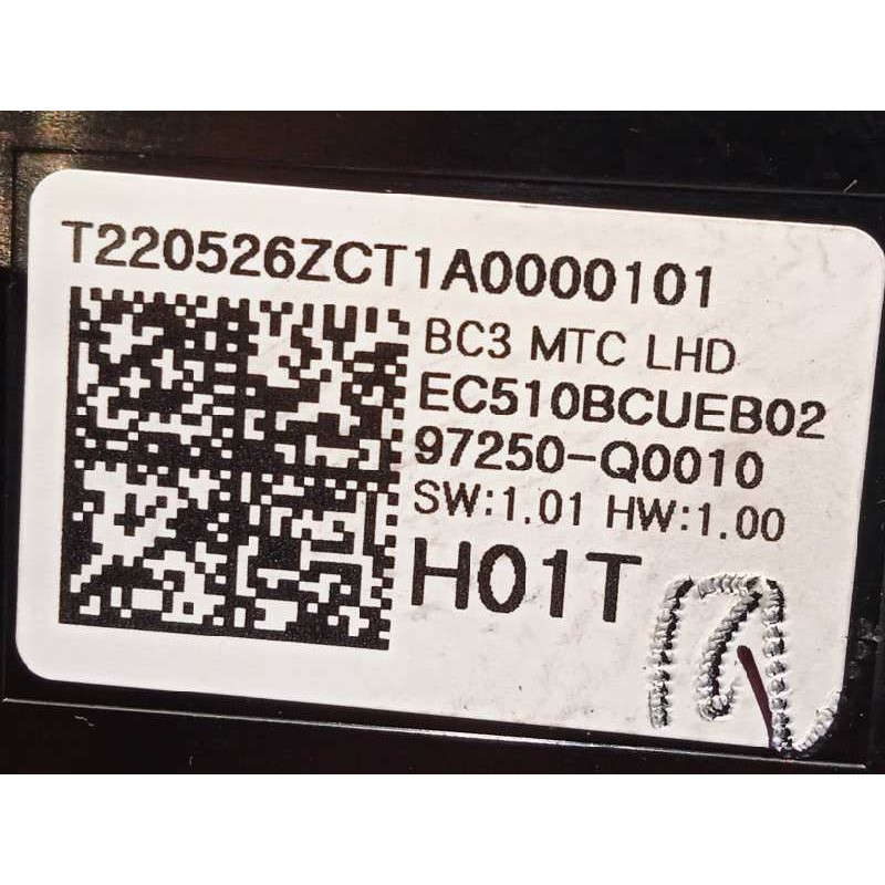 Recambio de mando calefaccion / aire acondicionado para hyundai i20´20 ( bc3/bi3desde 08/20 ) referencia OEM IAM 97250Q0010  972