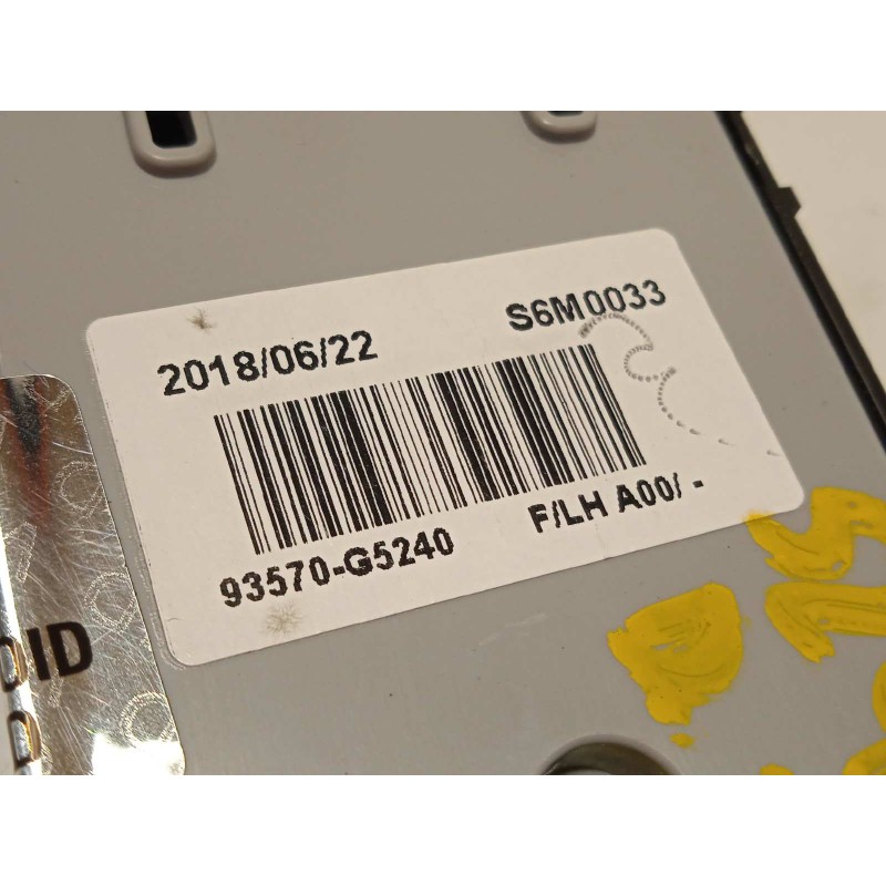 Recambio de mando elevalunas delantero izquierdo para kia niro drive referencia OEM IAM 93570G5240  4C74801000
