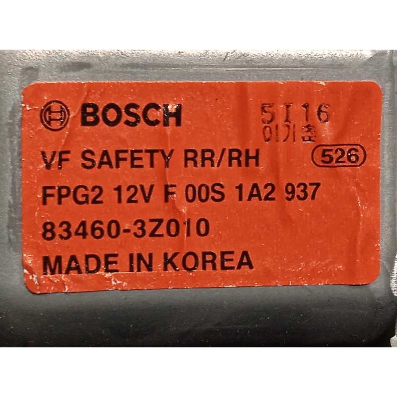 Recambio de elevalunas trasero derecho para hyundai i40 style referencia OEM IAM 834603Z010  814203Z000