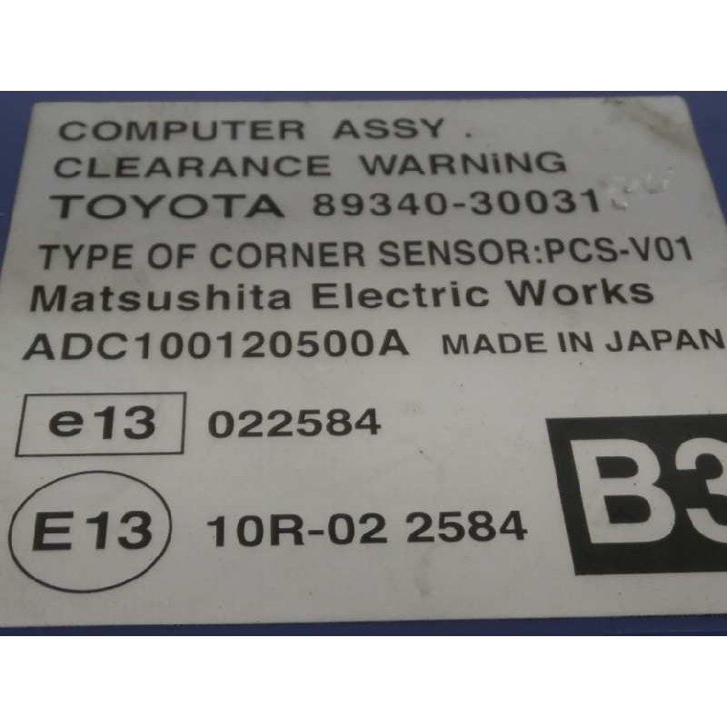 Recambio de modulo electronico para lexus gs (gs/us/ws19) 450 h referencia OEM IAM 8934030031  