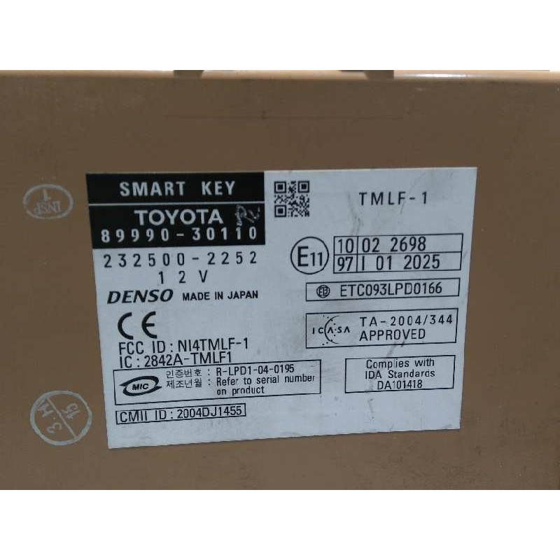 Recambio de modulo electronico para lexus gs (gs/us/ws19) 450 h referencia OEM IAM 8999030110  2325002252