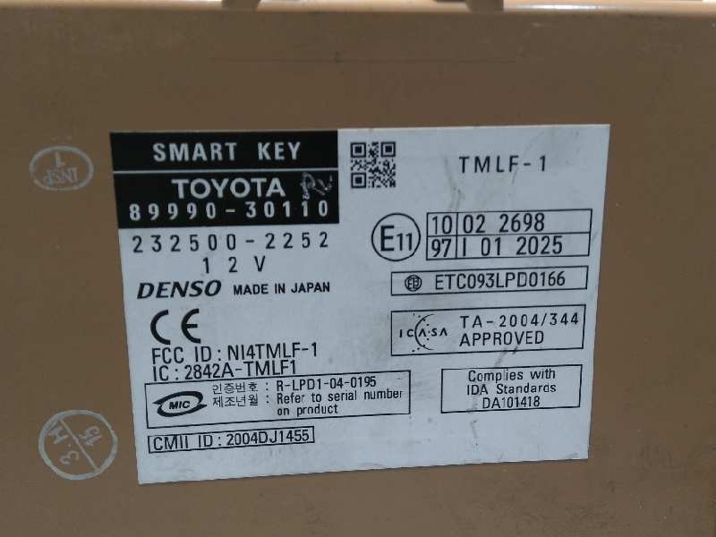 Recambio de modulo electronico para lexus gs (gs/us/ws19) 450 h referencia OEM IAM 8999030110  2325002252