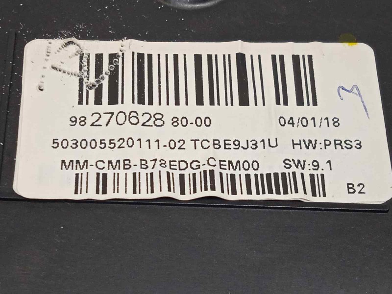 Recambio de cuadro instrumentos para citroën c4 picasso feel referencia OEM IAM 9827062880  
