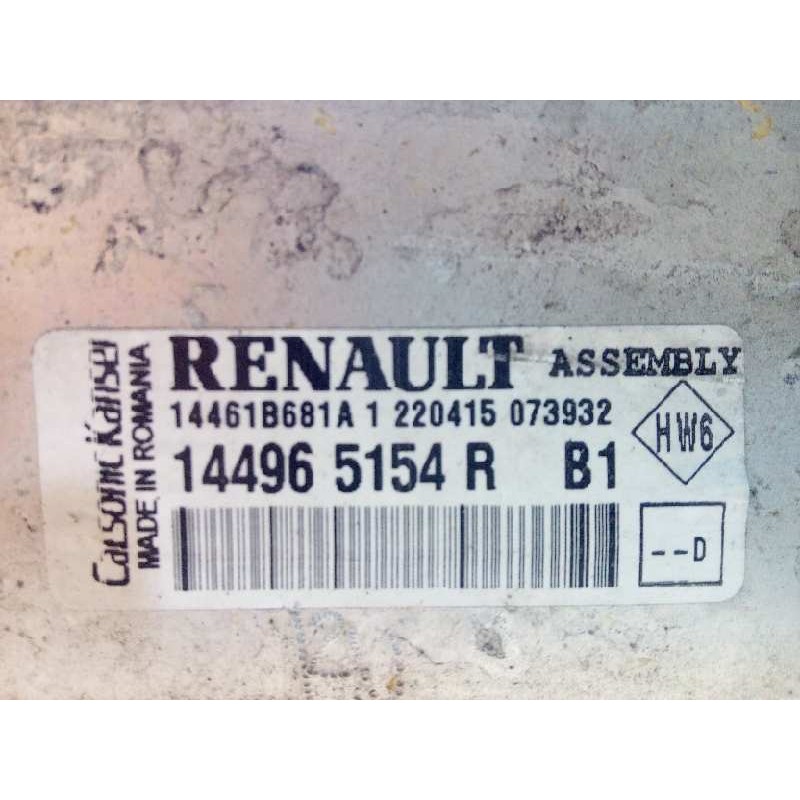 Recambio de intercooler para dacia dokker ambiance referencia OEM IAM 144965154R  