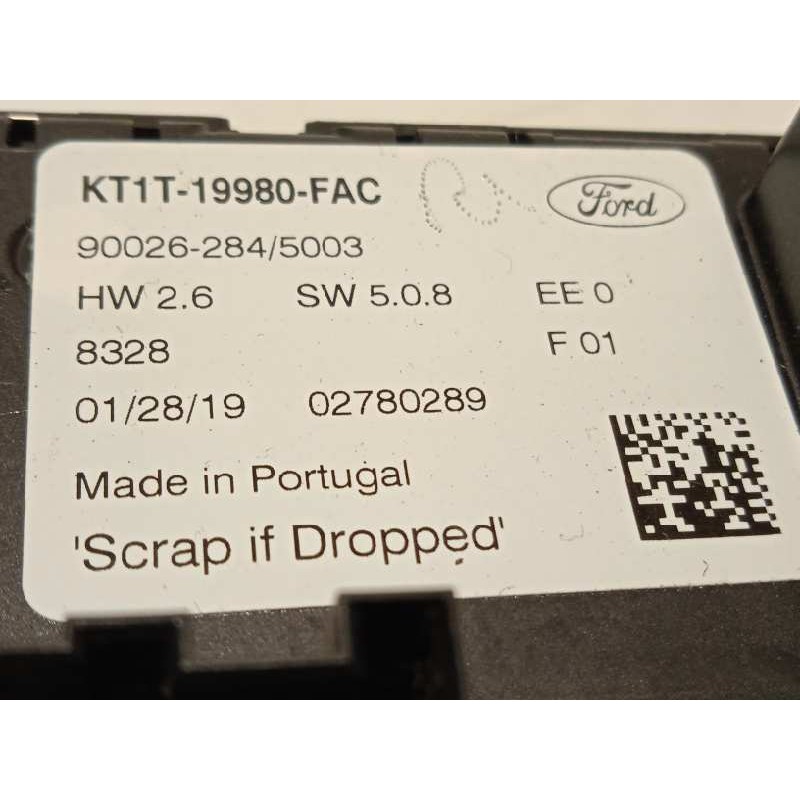 Recambio de mando climatizador para ford transit connect 1.5 tdci cat referencia OEM IAM KT1T19980FAC  2595711