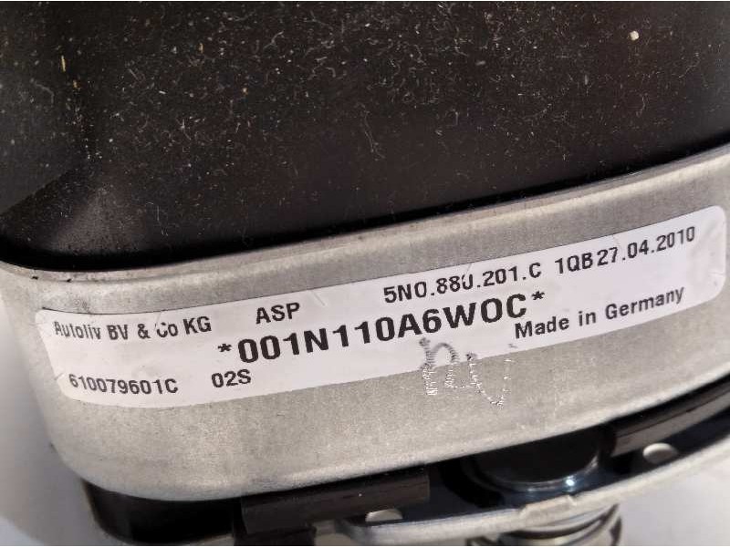 Recambio de airbag delantero izquierdo para volkswagen tiguan (5n1) 2.0 tdi referencia OEM IAM 5N0880201  5N08802011QB