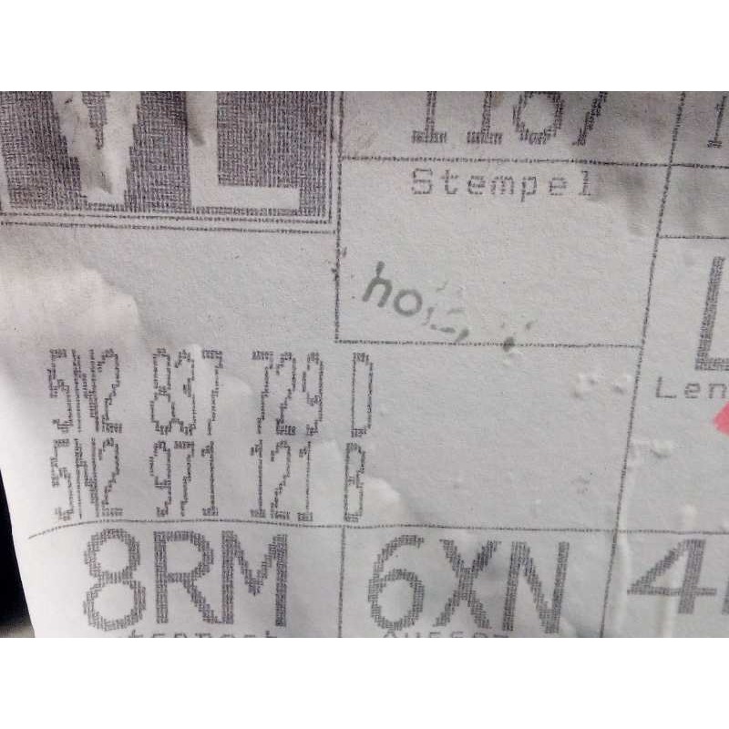 Recambio de elevalunas delantero izquierdo para volkswagen tiguan (5n1) 2.0 tdi referencia OEM IAM 5N0837461  