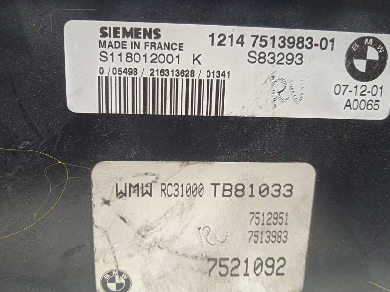 Recambio de centralita motor uce para bmw mini (r50,r53) cooper referencia OEM IAM 12147513983 S118012001 7521092