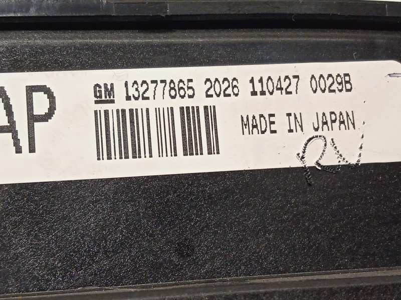 Recambio de mando climatizador para opel insignia berlina 2.0 cdti cat referencia OEM IAM 13277865  