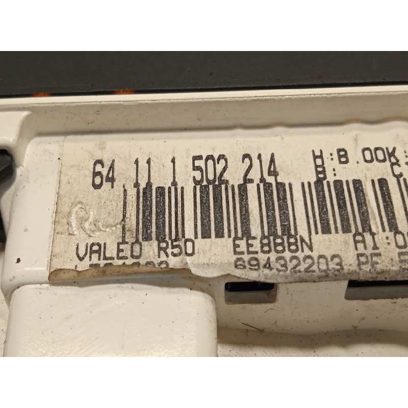 Recambio de mando calefaccion / aire acondicionado para mini mini (r50,r53) one referencia OEM IAM 6411502214  