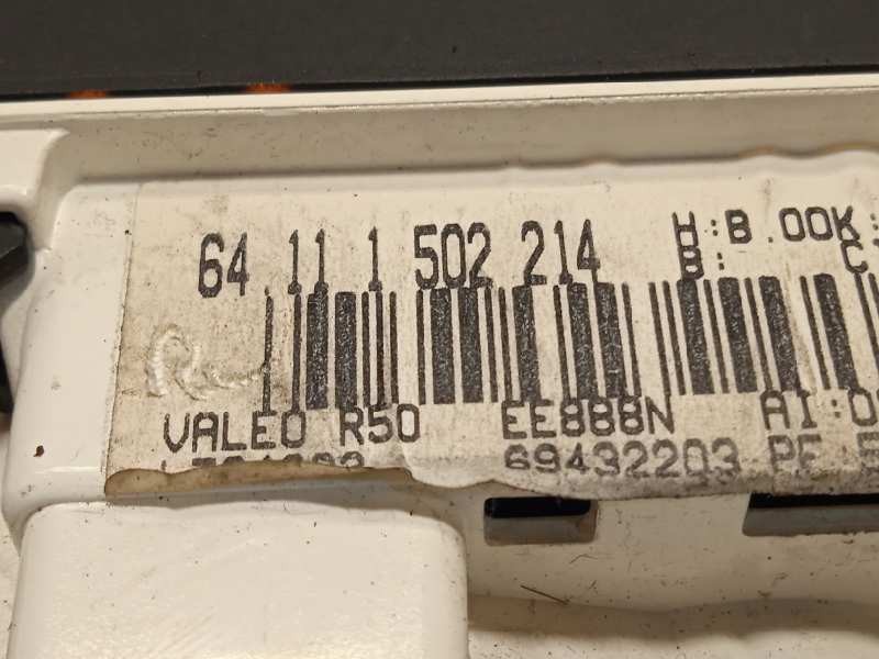 Recambio de mando calefaccion / aire acondicionado para mini mini (r50,r53) one referencia OEM IAM 6411502214  