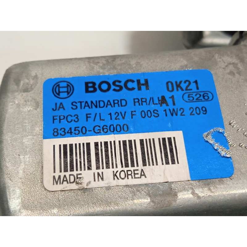 Recambio de elevalunas trasero izquierdo para kia picanto (ja) 1.0 cat referencia OEM IAM 83450G6000  