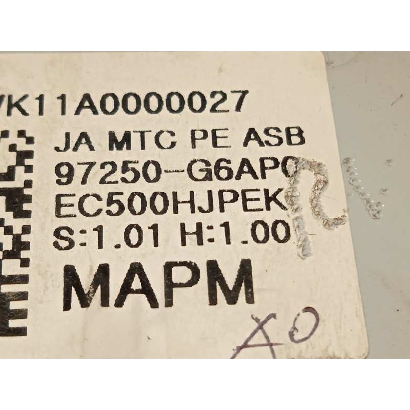 Recambio de mando calefaccion / aire acondicionado para kia picanto (ja) 1.0 cat referencia OEM IAM 97250G6AP0  