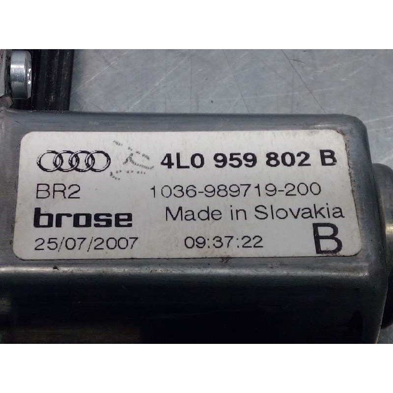 Recambio de elevalunas delantero derecho para audi q7 (4l) 3.0 tdi referencia OEM IAM 4L0837462A  4L0959802B