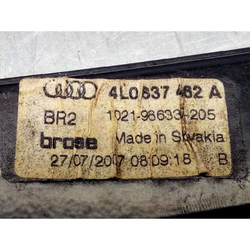 Recambio de elevalunas delantero derecho para audi q7 (4l) 3.0 tdi referencia OEM IAM 4L0837462A  4L0959802B
