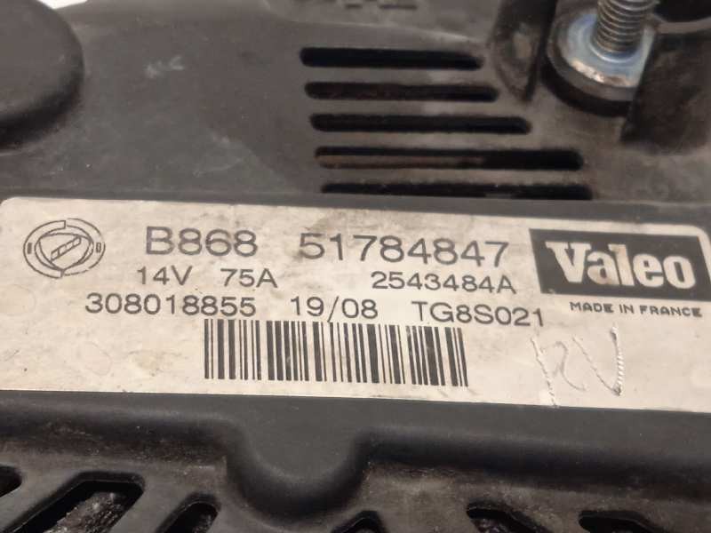 Recambio de alternador para fiat fiorino 1.3 16v jtd cat referencia OEM IAM 51784847  TG8S021