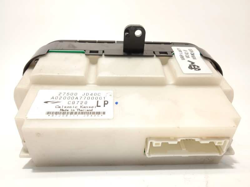 Recambio de mando climatizador para nissan qashqai (j10) acenta referencia OEM IAM 27500JD40C  