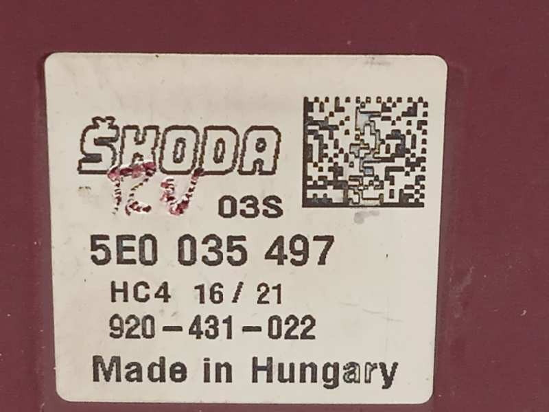 Recambio de antena para skoda octavia lim. (nx3) 2.0 tdi referencia OEM IAM 5E0035497B  