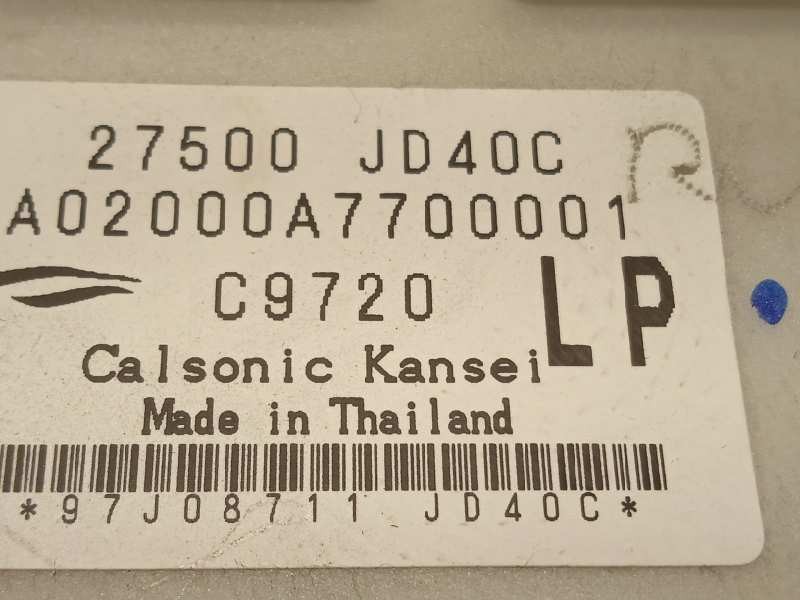 Recambio de mando climatizador para nissan qashqai (j10) acenta referencia OEM IAM 27500JD40C  