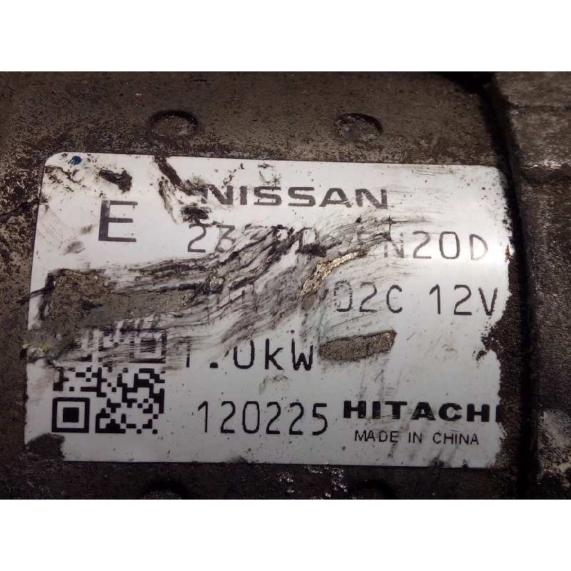 Recambio de motor arranque para nissan qashqai (j10) tekna sport 4x4 referencia OEM IAM 23300EN20D  