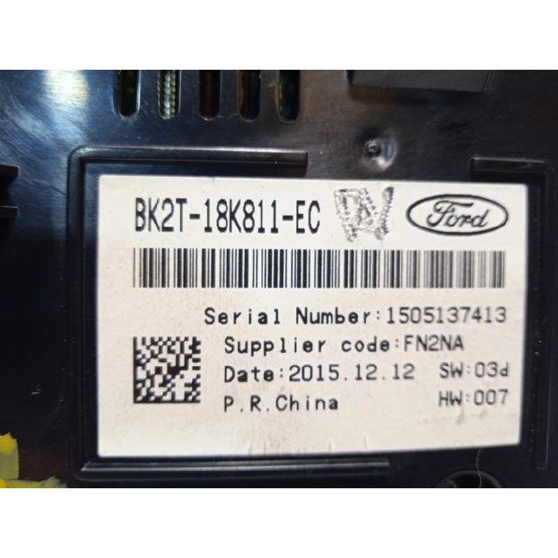 Recambio de mando multifuncion para ford transit kastenwagen (ttg) 350 l2 ambiente referencia OEM IAM BK2T18K811EC  