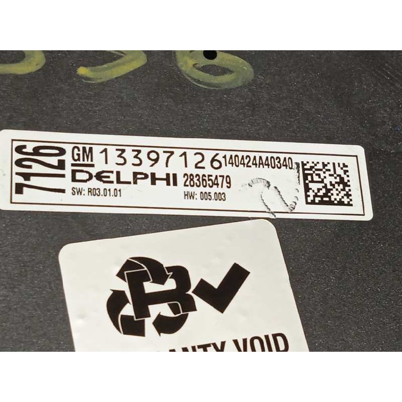 Recambio de mando multifuncion para opel astra j lim. 1.6 cdti dpf referencia OEM IAM 13397126  