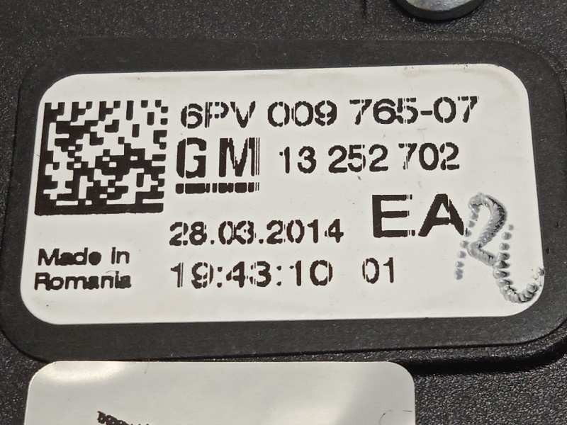 Recambio de potenciometro pedal para opel astra j lim. 1.6 cdti dpf referencia OEM IAM 13252702  6PV00976507