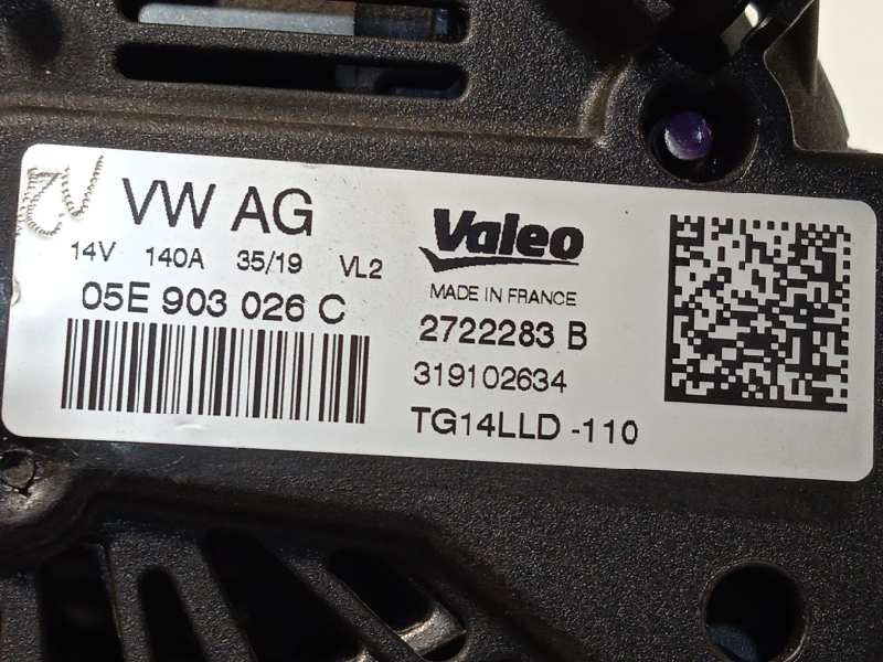Recambio de alternador para seat ibiza (kj1) 1.0 tsi referencia OEM IAM 05E903026C  TG14LLD