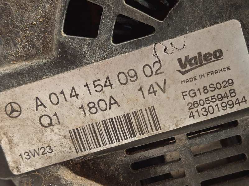 Recambio de alternador para mercedes-benz clase sl (w231) sl 500 (231.473) referencia OEM IAM A0141540902 2605594B FG18S029