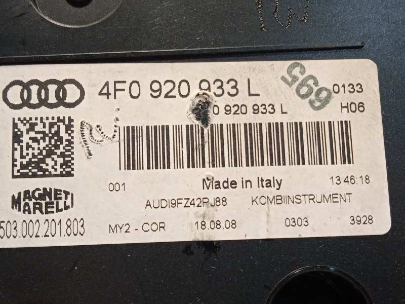 Recambio de cuadro instrumentos para audi a6 avant (4f2) 3.0 tdi quattro referencia OEM IAM 4F0920933L  4F0920933A