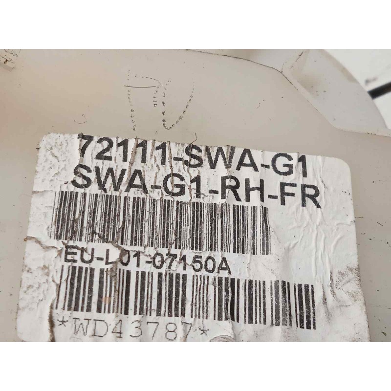Recambio de cerradura puerta delantera derecha para honda cr-v (re) comfort referencia OEM IAM 72111SWAG1  