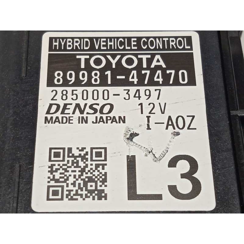 Recambio de modulo electronico para toyota prius (zvw50) basis referencia OEM IAM 8998147470  