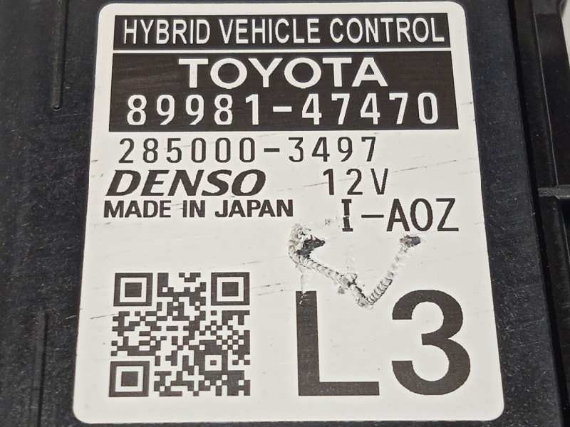 Recambio de modulo electronico para toyota prius (zvw50) basis referencia OEM IAM 8998147470  