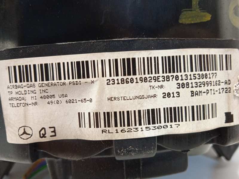 Recambio de kit airbag para mercedes-benz clase sl (w231) sl 500 (231.473) referencia OEM IAM A23168005879E38 A2319012401 231860