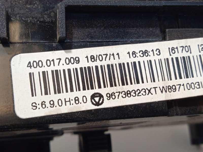 Recambio de mando climatizador para peugeot 5008 1.6 hdi fap referencia OEM IAM 96738323XT  6452Y4