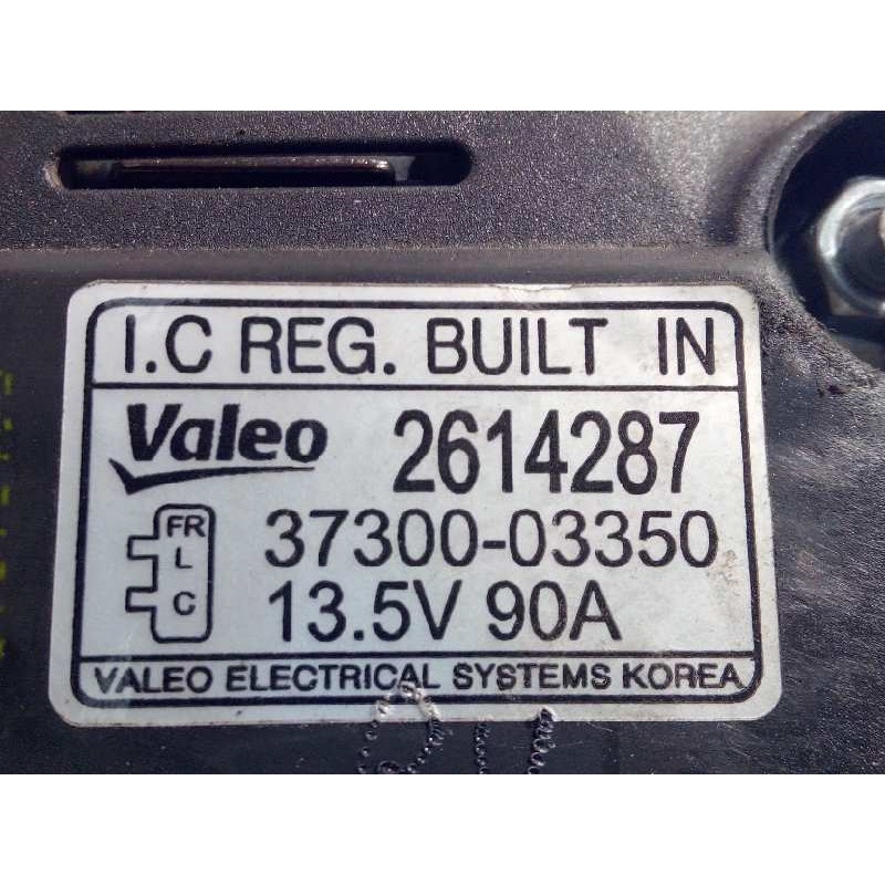 Recambio de alternador para kia rio 1.2 cat referencia OEM IAM 3730003350  2614287
