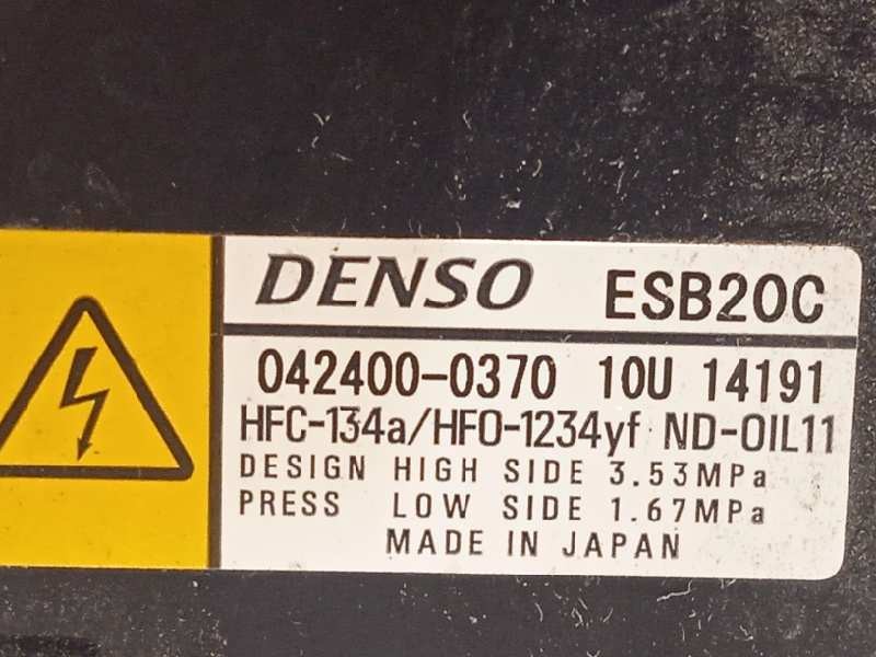 Recambio de compresor aire acondicionado para toyota prius (zvw50) basis referencia OEM IAM 0424000370 8837047092 ESB20C