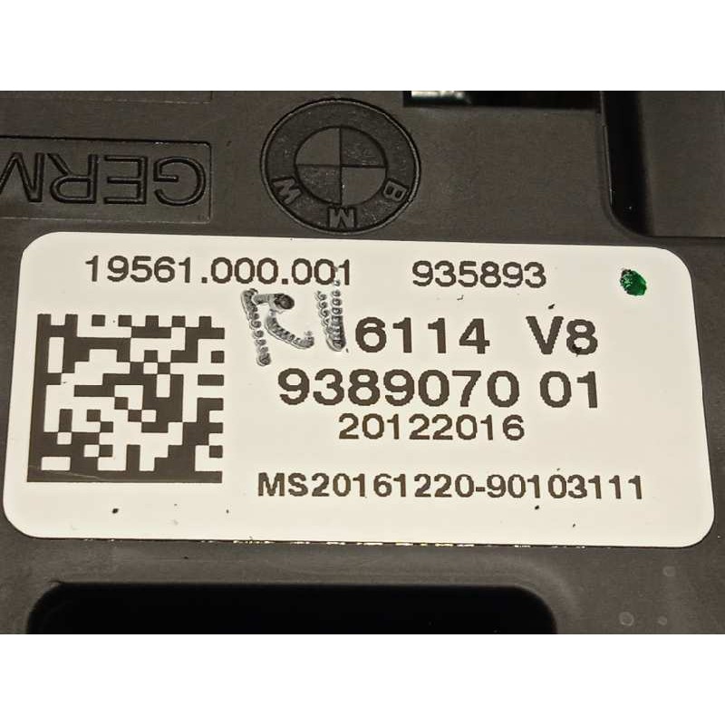 Recambio de caja reles / fusibles para bmw serie 1 lim. 5-trg. (f20) 116d referencia OEM IAM 9389070  